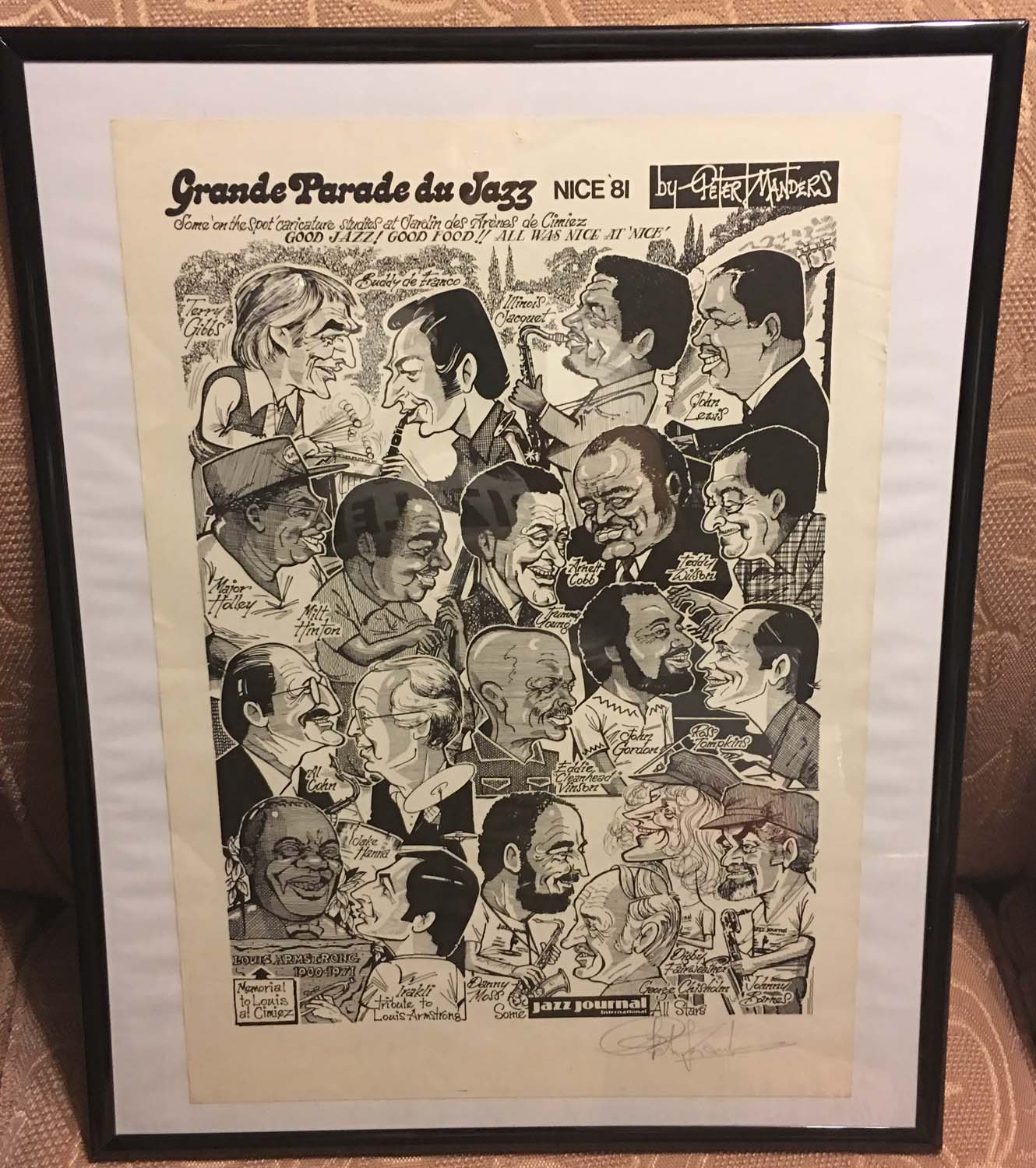 Image for Grande Parade du Jazz, Nice 81' - Poster Signed
